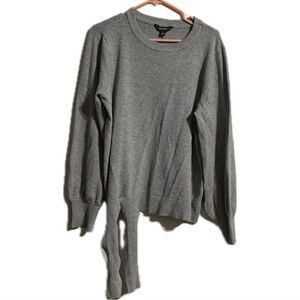 Simply Vera Vera‎ Wang Gray Asymmetrical Sweater